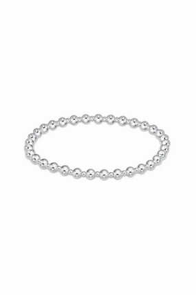 Extends Classic Grateful Pattern 4Mm Bead Bracelet - Sterling Hot Sale Alert