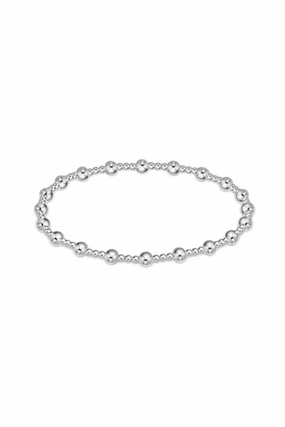 Shop & Save Today Extends Classic Sincerity Pattern 4Mm Bead Bracelet - Sterling
