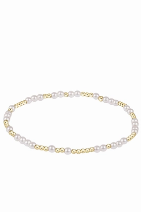 Extends Hope Unwritten 3Mm Bead Bracelet - Pearl Hot Price Drop