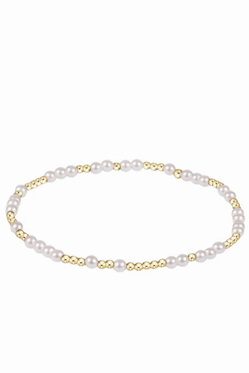 Extends Hope Unwritten 3Mm Bead Bracelet - Pearl Hot Price Drop