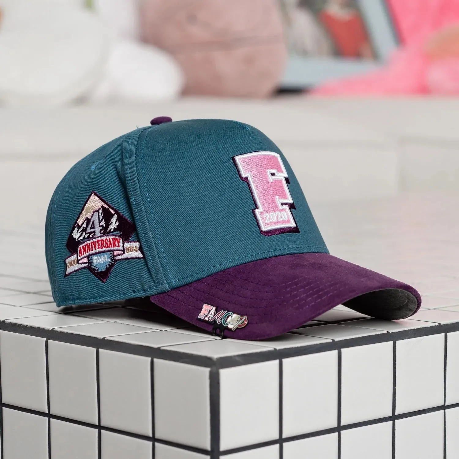 Fam.Cap Snapback "F" Cap 4Th Anniversary Two Tone / Grey Uv Must-Shop Sale