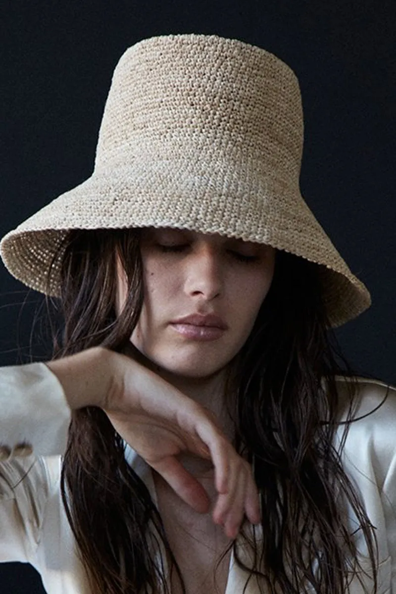 Special Occasion Discount Felix Woven Bucket Hat In Natural