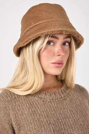 Best Deal Today Fiducia Reversible Teddy Hat In Camel