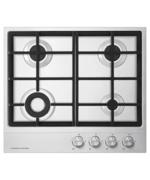 Fisher & Paykel 24" Contemporary Gas Cooktop LPG - Stainless - CG244DLPX1 N