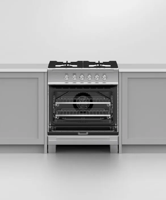 Fisher & Paykel 30" 4 Burner Classic Gas Range - Stainless Steel - OR30SCG4X1