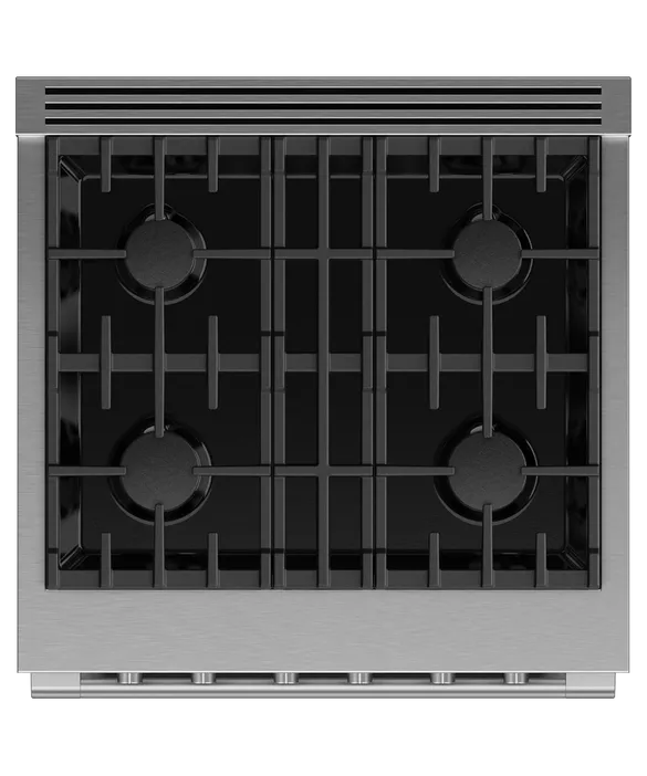 Fisher & Paykel 30" 4 Burner Professional Gas Range LPG - Stainless - RGV3-304-L