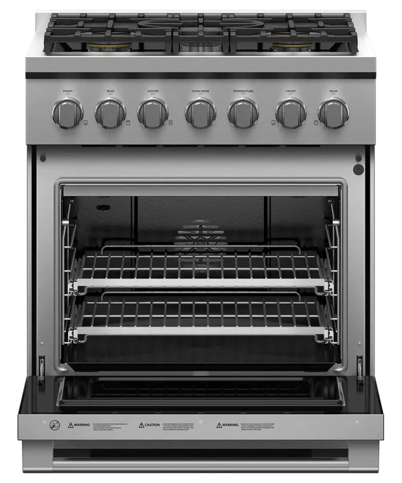 Fisher & Paykel 30" 5 Burner Professional Gas Range LPG - Stainless - RGV3-305-L