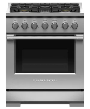 Fisher & Paykel 30" 5 Burner Professional Gas Range LPG - Stainless - RGV3-305-L