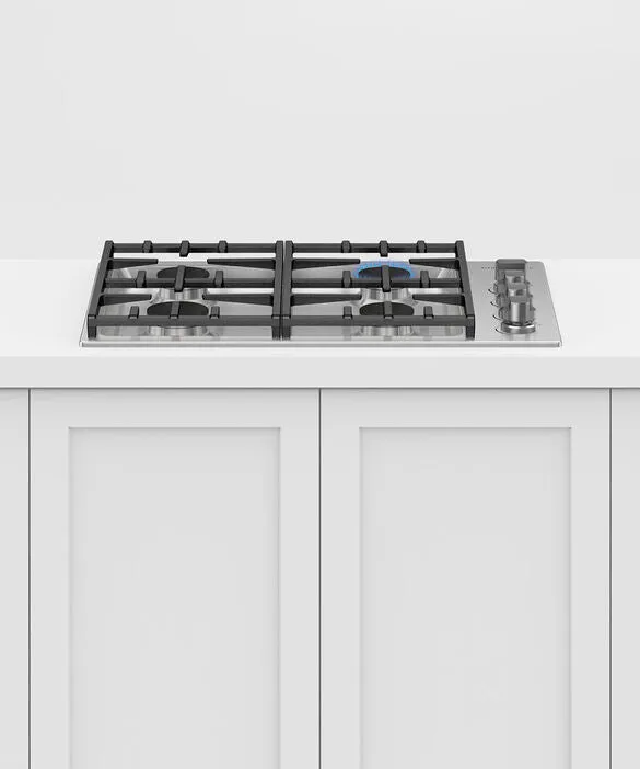 Fisher & Paykel 30" Professional Gas Cooktop Natural Gas - Stainless - CDV3-304N