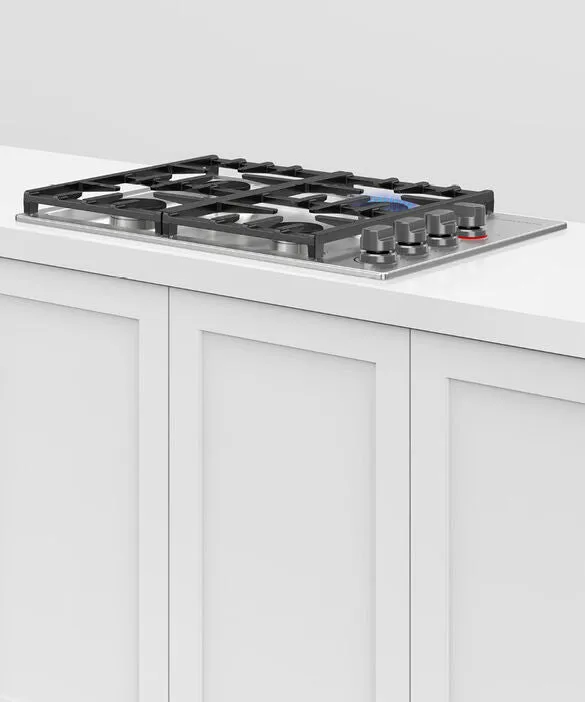 Fisher & Paykel 30" Professional Gas Cooktop With Halo Dials LPG - Stainless - CDV3-304HL