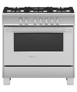 Fisher & Paykel 36" 5 Burner Classic Gas Range - Stainless Steel - OR36SCG4X1