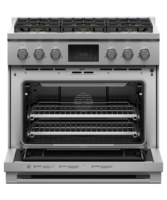 Fisher & Paykel 36" 6 Burner Professional Dual Fuel Range Natural Gas - Stainless - RDV3-366-N