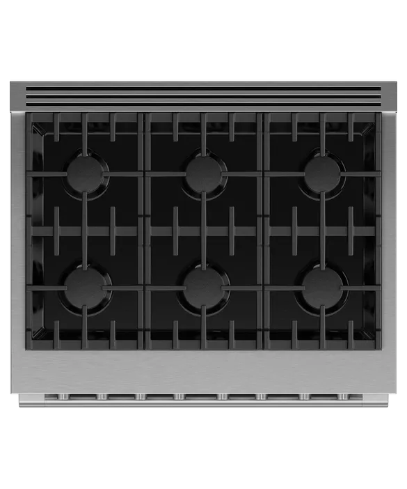 Fisher & Paykel 36" 6 Burner Professional Gas Range Natural Gas - Stainless - RGV3-366-N