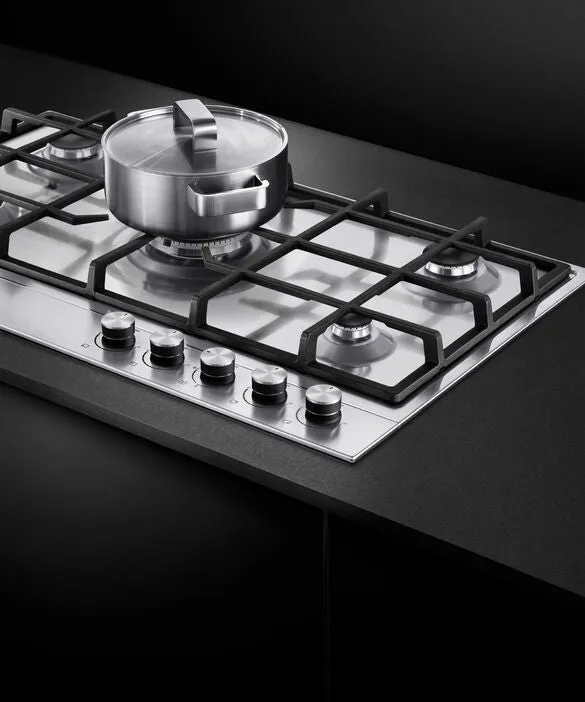 Fisher & Paykel 36" Contemporary Gas Cooktop LPG - Stainless - CG365DLPX1 N