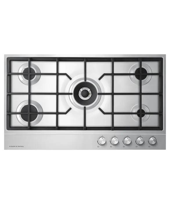 Fisher & Paykel 36" Contemporary Gas Cooktop LPG - Stainless - CG365DLPX1 N