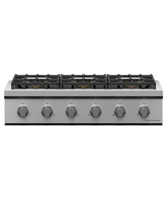 Fisher & Paykel 36" Professional Gas Rangetop Natural Gas - Stainless - CPV3-366-N