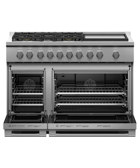 Fisher & Paykel 48" 5 Burner Professional Gas Range LPG - Stainless - RGV3-485GD-L