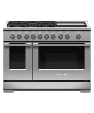 Fisher & Paykel 48" 5 Burner Professional Gas Range LPG - Stainless - RGV3-485GD-L