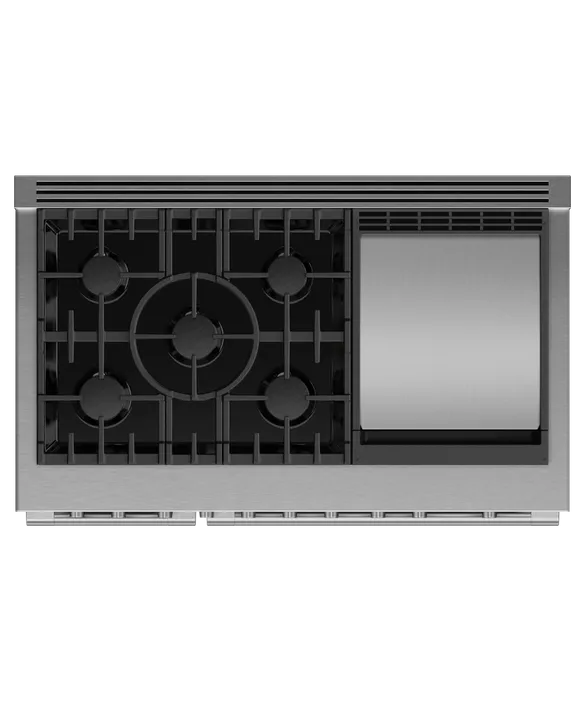 Fisher & Paykel 48" 5 Burner Professional Gas Range LPG - Stainless - RGV3-485GD-L
