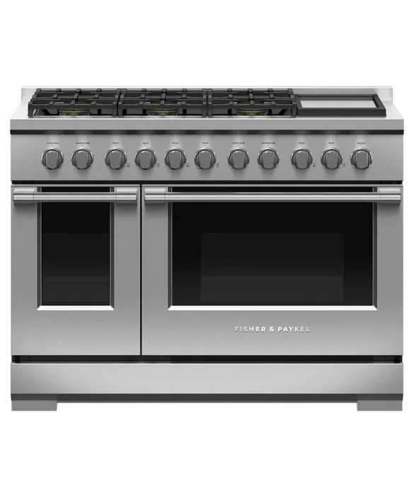 Fisher & Paykel 48" 6 Burner Professional Gas Range LPG - Stainless - RGV3-486GD-L