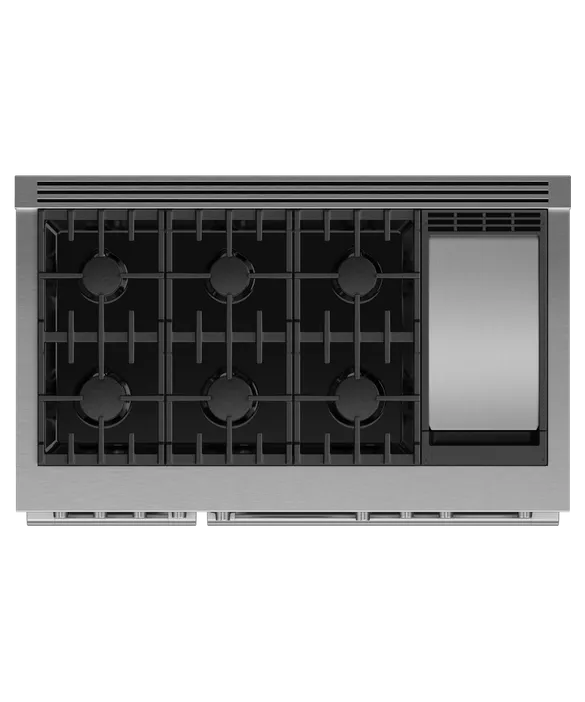 Fisher & Paykel 48" 6 Burner Professional Gas Range LPG - Stainless - RGV3-486GD-L