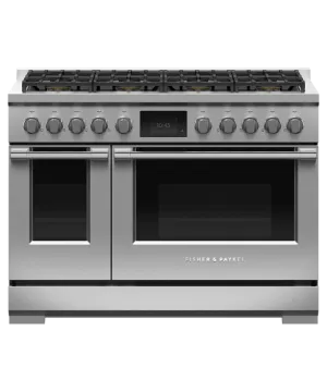Fisher & Paykel 48" 8 Burner Professional Dual Fuel Range Natural Gas - Stainless - RDV3-488-N
