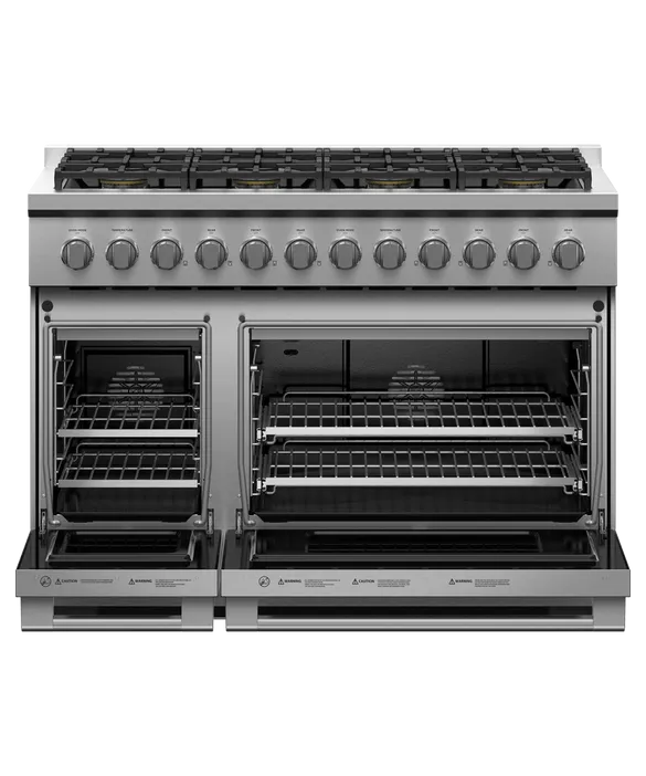 Fisher & Paykel 48" 8 Burner Professional Gas Range Natural Gas - Stainless - RGV3-488-N