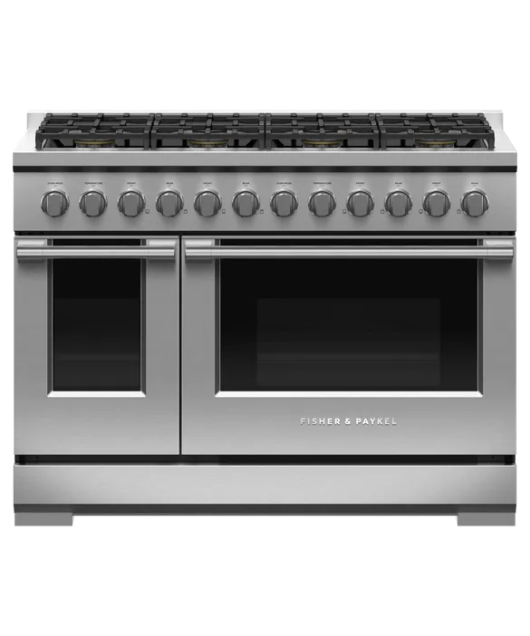 Fisher & Paykel 48" 8 Burner Professional Gas Range Natural Gas - Stainless - RGV3-488-N