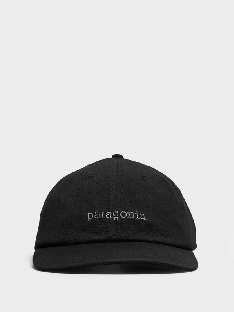 Fitz Roy Icon Trad Cap In Text Logo: Ink Black Hot Sale Frenzy Best Seller Deal