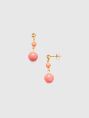 Special Online Offer Big Savings Today Flamingo Drops Earrings In Gold