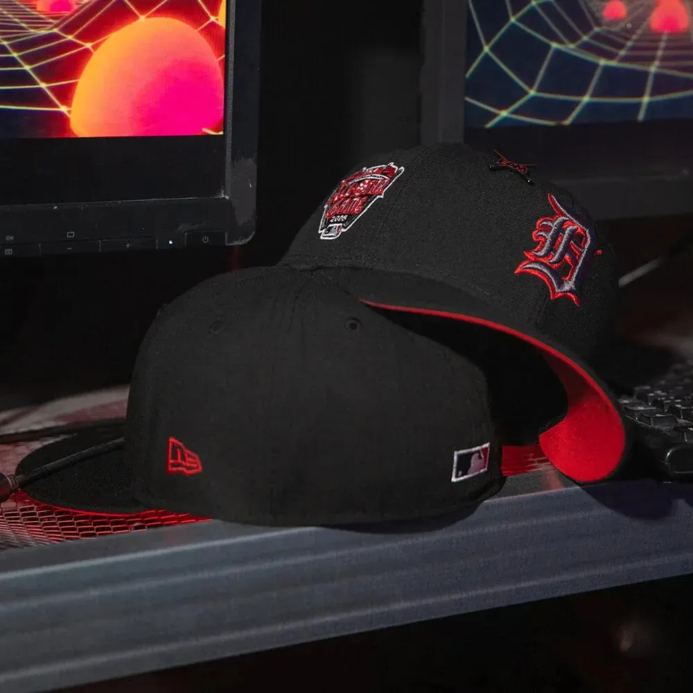 Shop Smart Deals New Era 59Fifty Mlb Detroit Tigers All Star Game 2005 Black / Red Uv Fitted Cap