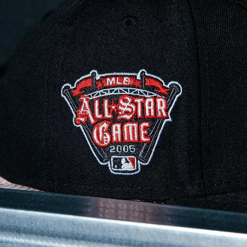 Shop Hot Picks New Era 59Fifty Mlb Detroit Tigers All Star Game 2005 Black / Red Uv Fitted Cap