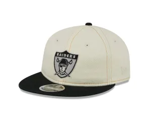 Online Exclusive Offer New Era Rc9Fifty Of Nfl Oakland Raiders Chrome Denim Strapback Cap