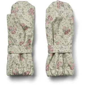 Wheat Slightly Green Flowers Rain Mittens Rily Mega Discount Event