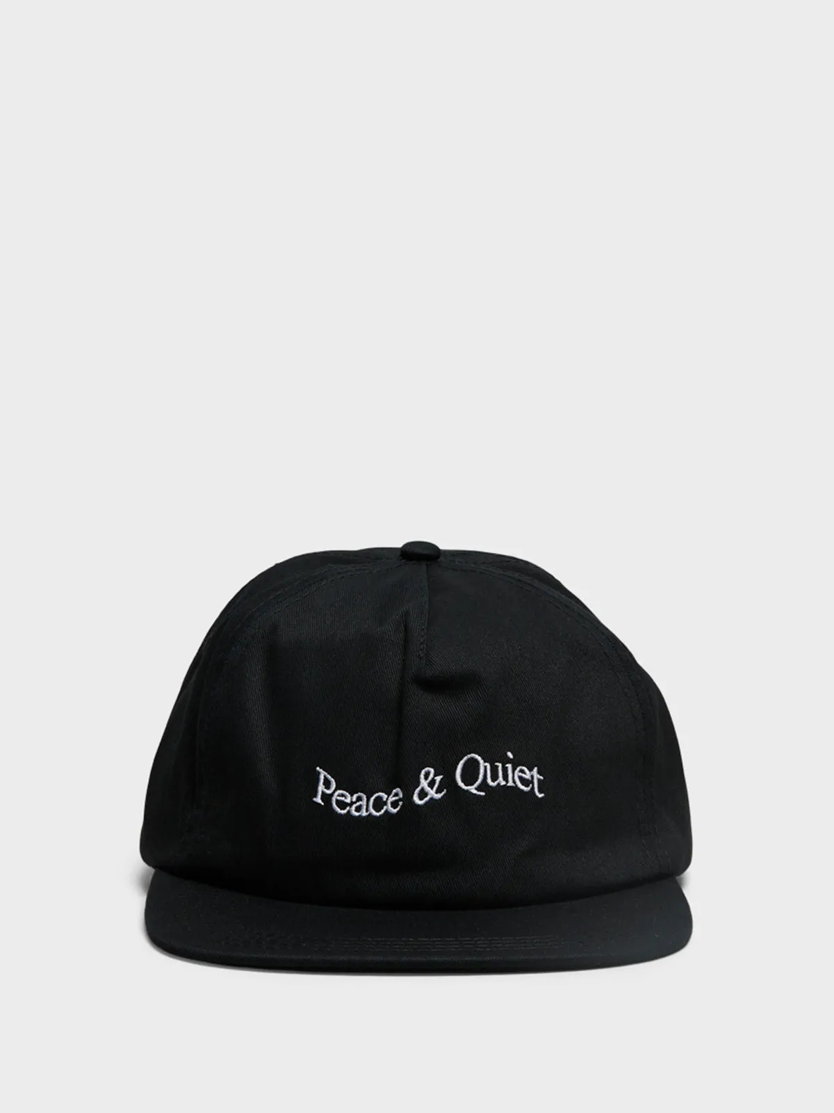 Last Chance Offer Wordmark 5 Panel Hat In Black