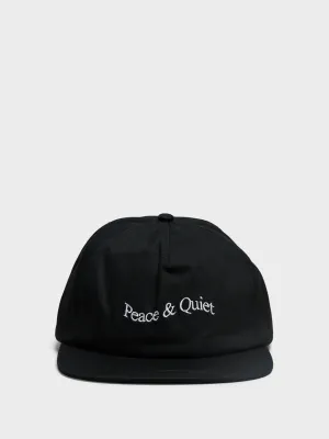 Last Chance Offer Wordmark 5 Panel Hat In Black