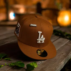 Hot Clearance Now Shop the Savings New Era 59Fifty Mlb 60Th Stadium Los Angeles Dodgers Earthy Brown / Gray Uv Fitted Cap