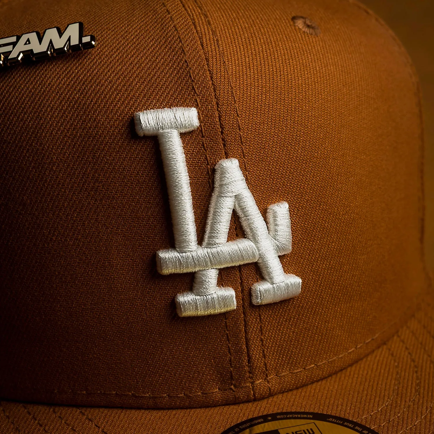 Daily Deal Frenzy Hot Savings Alert New Era 59Fifty Mlb 60Th Stadium Los Angeles Dodgers Earthy Brown / Gray Uv Fitted Cap