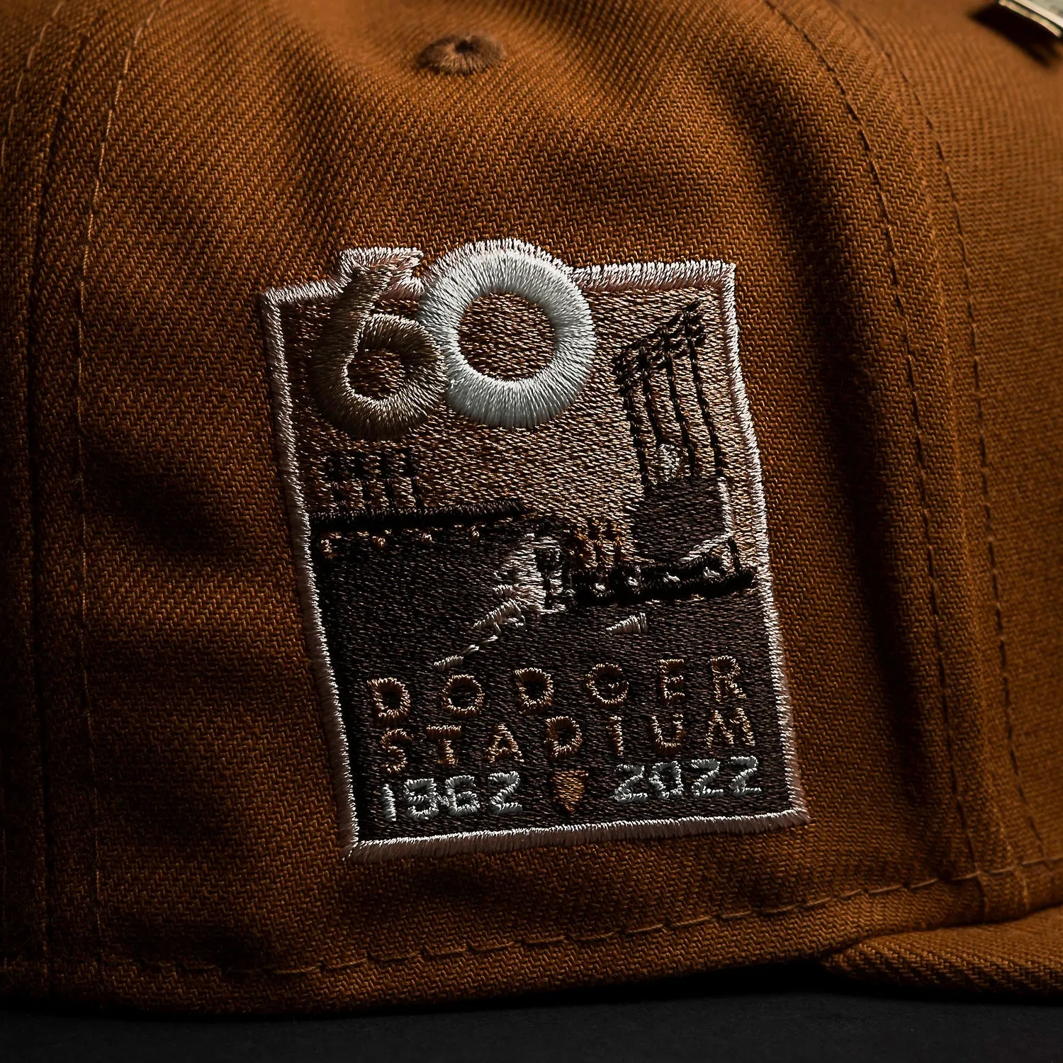 New Era 59Fifty Mlb 60Th Stadium Los Angeles Dodgers Earthy Brown / Gray Uv Fitted Cap Best Price Online Hot Item Clearance
