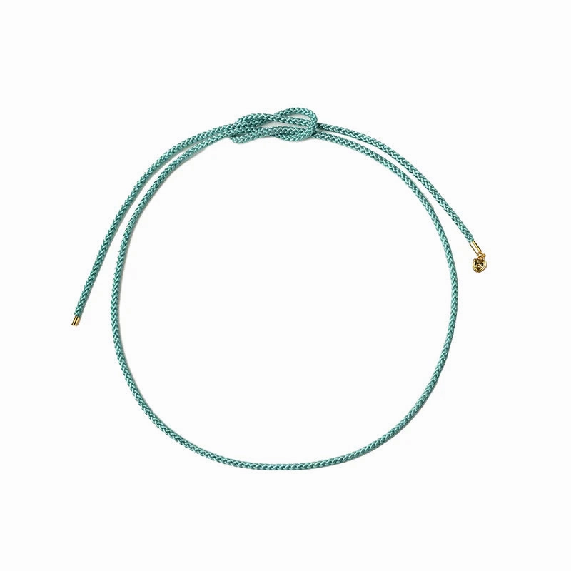 Hart - Aqua Cord Necklace Big Sale Today Trending Hot Picks