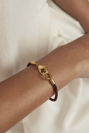 Tilly Sveaas Friendship Bracelet In Mahogany Exclusive Online Offer