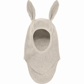 Huttelihut Balaclava Ears Cotton Fleece Camel Melange Mega Online Discount