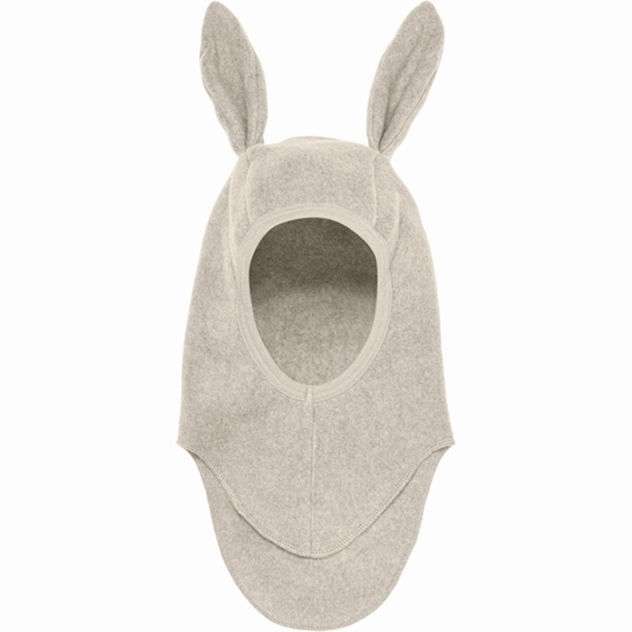 Huttelihut Balaclava Ears Cotton Fleece Camel Melange Mega Online Discount
