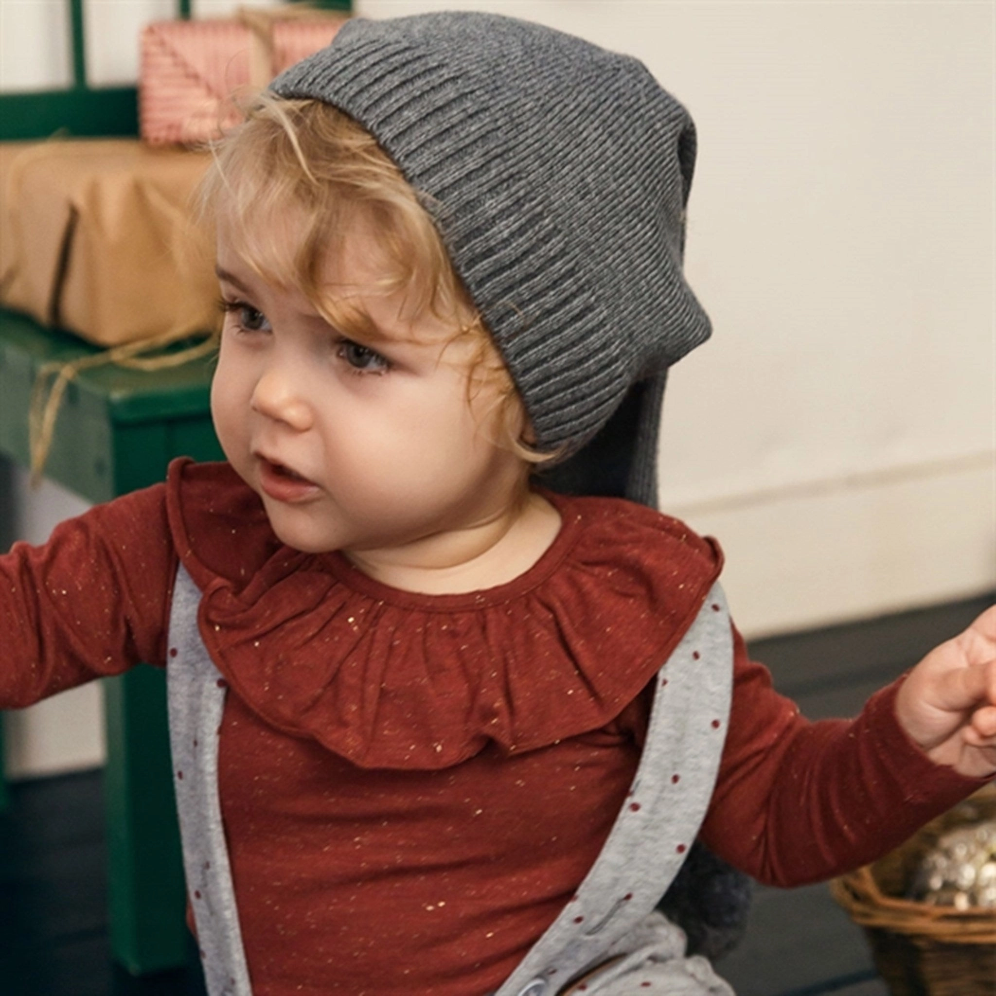 Surprise Discount Today Marmar Dark Grey Melange Alfen Hat