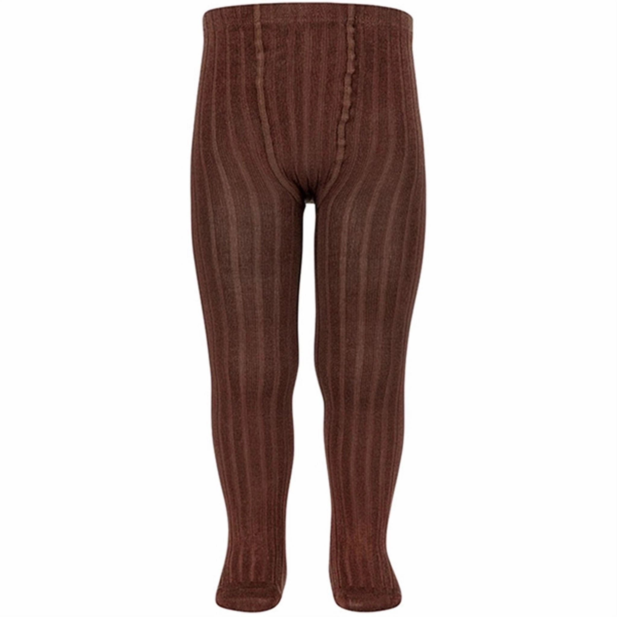 Cndor Tights Rib Basis Brown Mega Online Discount