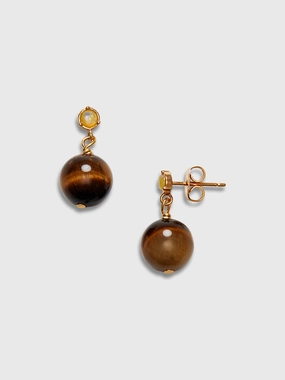 Surprise Offer Now Ball Earrings In Eye Of The Tiger