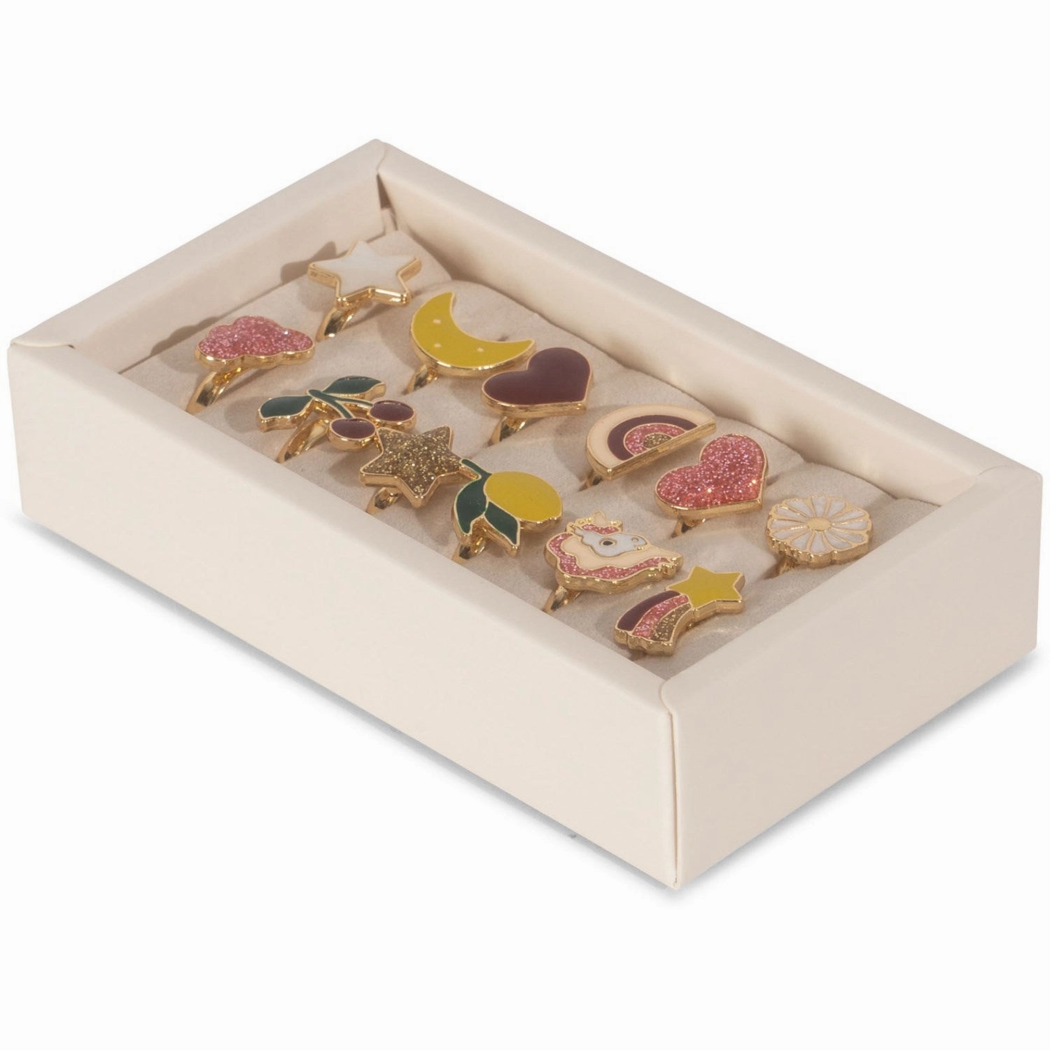 Dont Miss This Offer Konges Sljd 12-Pak Ring Set Multi Color