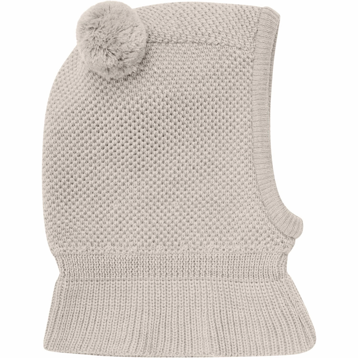 Limited Stock Alert Huttelihut Sand Melange Balaclava Windstop Pompoms