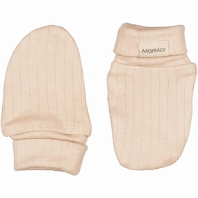 Shop Hot Picks Marmar New Born Micro Modal Beige Rose Mittens