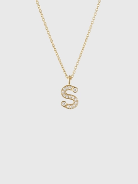 Hot Pick Online Simple S Necklace